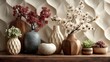 © DolonChapa - Stylish home decor with mixed ceramic vases high resolution picture