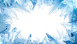 © Akhir - Frozen frame icy crystals surround a dark, jagged center
