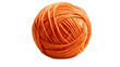 © Innovative Shots - Orange yarn ball with soft wool texture and round shape showing knitting craft material and textile fiber isolated on white background
