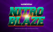 © Rini - nitro blaze editable motorsport text effect for flyer and logo