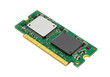 © Julie - Isolated single computer memory module, RAM chip for laptop, circuit board component
