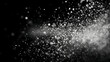 © Sarm - water splash on black background,Black and white background with abstract polka dots.