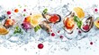 © StarzDream - Fresh Oysters and Clams on Ice with Lemon and Caviar