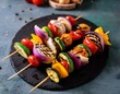 © Carlene - delicious grilled vegetable skewers rich in color and flavor perfect for summer barbecues and healthy eating