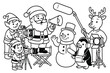 © Cretive Leon - Santa and friends filming a christmas movie with cameras and microphones