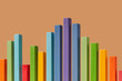 © Yaroslav Danylchenko/Stocksy - Close-up of colorful wooden bar chart