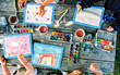© Cara Dolan/Stocksy - Children make art on a picnic table