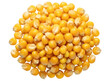 © Bismillah - Heap of bright yellow corn kernels, ready for popping or processing