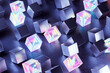 © Evgenii Mymrin/Stocksy - AI Cubes Array — Big Data Pattern