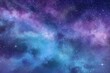 © Ifti Digital - Stunning fantasy starry night sky featuring a captivating blend of blue and purple hues illuminating the vast cosmos