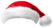 © volff - Santa Hat or Christmas Hat isolated on white background. Symbol of Christmas and New Year holiday and happiness. Cut out PNG file.