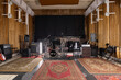 © diczman - vintage rehearsal space prepared for musicians, cozy music studio equipped for recording