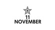 © Red3 - 11 November Remembrance Day Star Icon.