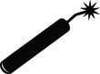 © Ash - Explosive dynamite stick silhouette graphic
