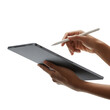 © Sabrina - Hand using tablet isolated on transparent background