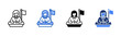 © Jefri - Minister icon set multiple style collection