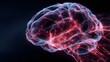 © irawan - Digital visualization depicts active neural network activity within a translucent human cerebrum