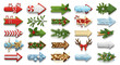 © Luan - Collection of christmas themed arrow icons