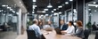 © hugy - Unclear leadership discussion, Boardroom gathers to discuss quarterly strategies and digital