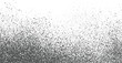 © appl - Dark gray speckle texture gradient on white background abstract black