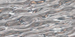 © HexaFrame - Abstract liquid metal background with wavy pattern seamless texture for modern design perfect for backgrounds and wallpapers