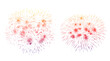 © Mst - Dynamic abstract colorful firework explosion isolated for celebratory design