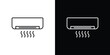 © Dawid - Air conditioner icon logotype designs. modern icon design set