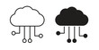 © Fati - Cloud computing icon. Symbol, logo illustration. graphic icon set