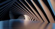 © Annuitti - Abstract architecture background geometric shapes in design interior 3d render