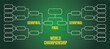 © Khulqi Design - World championship tournament bracket displaying semifinal and final stages