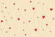 © ADDICTIVE STOCK - Heart pattern with red hearts for Valentine's Day