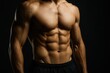 © Bijac - Athletic male torso in dramatic side light highlighting definition strength and symmetry