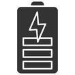 © RiskiAyu - Power Cell Glyph Icon