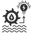 © RiskiAyu - Hydroelectric Glyph Icon