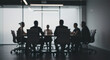 © gabriel - Diverse team collaborating and strategizing in a modern, bright conference room, fostering innovation and growth for future success