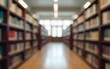 © Lucas - Abstract blurred public library interior space. blurry room with bookshelves by defocused effect. use for background or backdrop in business or education concepts. High quality