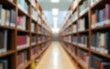 © James - Abstract blurred public library interior space. blurry room with bookshelves by defocused effect. use for background or backdrop in business or education concepts. High quality