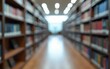 © David - Abstract blurred public library interior space. blurry room with bookshelves by defocused effect. use for background or backdrop in business or education concepts. High quality