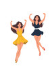 © Tetiana Kasatkina - Vector illustration diverse women dancing together