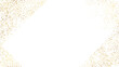 © Ahadul Hasan - elegant golden abstract texture sparkle splatter border on transparent background,