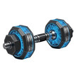 © MatosDesigns - Futuristic Vector Dumbbell with Glowing Blue Circuits for Fitness and Technology Concepts on transparent background