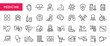 © InvisionFrameStudio - Medicine icons. Large set of medicine trendy minimal icons. Heart, Doctor, Syringe, Lungs, Brain, Pill, Ambulance icon. Design signs for web page, mobile app, packaging design. Vector illustration