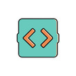 © Volanath - Code brackets symbol for programming icon