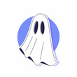 © Oleg - Cute Ghost in White Sheet Costume