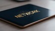 © FocusFusion - Stylish Tablet Displaying the Word Network Surrounded by a Web of Connections and Lines