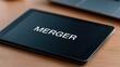 © FocusFusion - Business Meeting Reveals Important Information About Merger Plans on a Digital Device