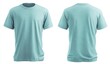 © Nurul - Turquoise tee front, back view