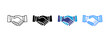 © Ifanicon - Handshake icon set multiple style collection
