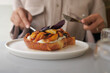 © Towfiqu Barbhuiya  - Enjoying a fresh and savory dish at a cozy cafe