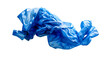 © Maestro - Flowing Blue Fabric In Motion Against White Background